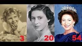 Princess Margaret from 0 to 71 years old