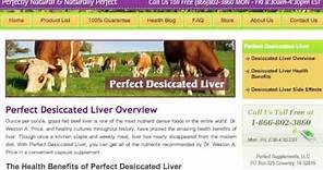 Desiccated Liver Supplements, Review of the Health Benefits of Eating Liver