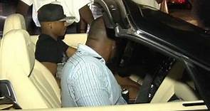 Andre Ayew picks up Family from Kotota International Airport