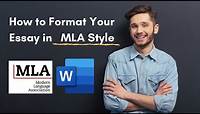 How to Format Your Essay in MLA Style - Word 2020