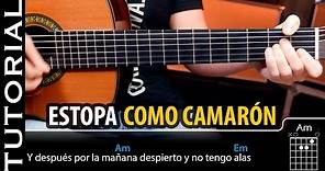 Cómo tocar Como Camarón de ESTOPA en guitarra acordes | Guitarraviva