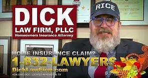 🦃 Eric Dick: Your Thanksgiving Legal Hero in Houston 🍗👨‍⚖️ #DickLawFirm #propertydamage