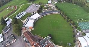 An eye in the sky video of St George’s College, Weybridge