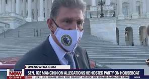 Sen. Joe Manchin responds to concerns over COVID outbreak at boat party