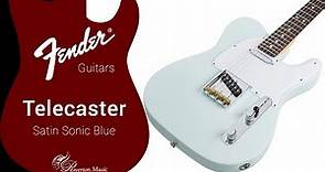 Fender Telecaster Satin Sonic Blue Electric Guitar