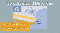 Discordant and Concordant Coastlines GCSE Geography A Level Revision Coasts