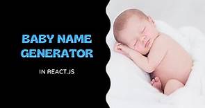 Baby Name Generator -- Part 2