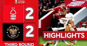 Gibbs-White Rescues Replay! | Nottingham Forest 2-2 Blackpool | Highlights | Emirates FA Cup 2023-24