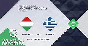 Hungría 2-1 Grecia - GOLES Y RESUMEN - UEFA Nations League