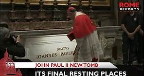 First Images of John Paul II's new tomb