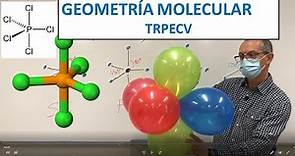 Geometría molecular. TRPECV Explicación y ejemplos con globos