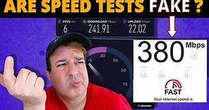 Do Internet Speed Tests REALLY measure your Internet speed?