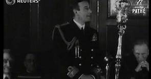Viscount Mountbatten bids farewell to Romsey (1947)