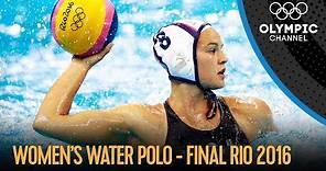 USA vs ITA - Women's Water Polo Final | Rio 2016 Replays