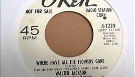 Walter Jackson Where have all the flowers gone.1966