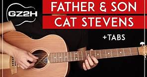 Father & Son Guitar Tutorial Cat Stevens Guitar Lesson |Chords + Solo|
