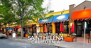 Exploring Downtown Saint Helena, California USA Walking Tour #sainthelena #sthelena #california