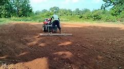 Land leveling with power tiller || Field preparation for vegetable farming in winter