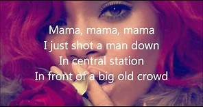 Rihanna- Man down lyrics