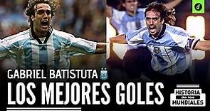 GABRIEL BATISTUTA en los MUNDIALES con ARGENTINA | #historiadelosmundiales