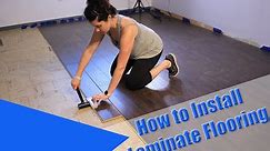 How to Install Laminate Flooring!! (For Beginners)