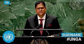 🇸🇷 Suriname - President Addresses United Nations General Debate, 76th Session (English) | #UNGA
