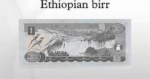 Ethiopian birr