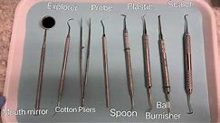 BASIC DENTAL INSTRUMENTS for BEGINNERS || USES OF INSTRUMENTS || EASY!