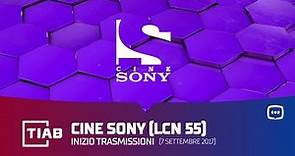 #inabox - INIZIO TRASMISSIONI - Cine Sony (DTT 55) - 1º settembre 2017