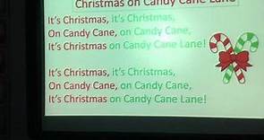 Christmas on Candy Cane Lane song