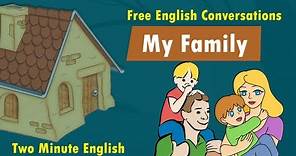 My Family - Family Vocabulary - English Words for Family Members