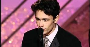 James Franco Wins Best Actor TV Movie - Golden Globes 2002