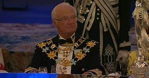 King Carl XVI Gustaf of Sweden - 50 years on the throne - Banquet at Stockholm Castle