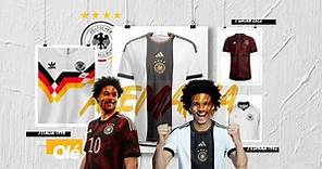 Las camisetas de Alemania en todos los mundiales
