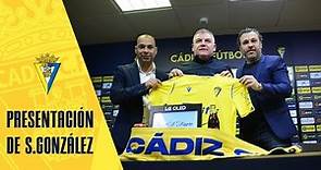 Presentación de Sergio González como nuevo entrenador del Cádiz CF
