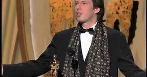 Hans Zimmer winning Best Original Score for "The Lion King" | 67th Oscars (1995)