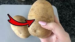 You have NEVER PEELED a Potato so QUICK before 💥 Life Hack!