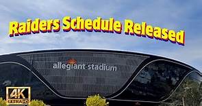 Las Vegas Raiders 2020 NFL Schedule