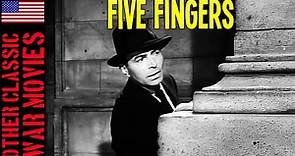 FIVE FINGERS. 1952 - WW2 Full Movie: James Mason decides to sell British secrets to the Germans: