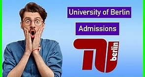 Technical University of Berlin TU Berlin Rankings, Courses, Fees, Admissions and Placements