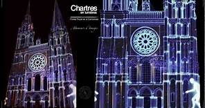 La Cathédrale Notre-Dame de Chartres mise en lumière par SPECTACULAIRES