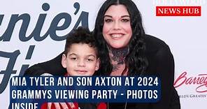 Mia Tyler and Son Axton Shine at 2024 Grammys Jam for Janie Viewing Party Hosted by Steven Tyler