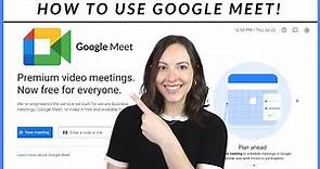 Google Meet For Beginners! | How To Use Google Meet in 2021