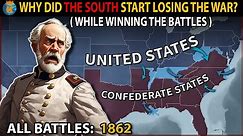 Why did The Confederates Lose Despite Their Big Military Victories? - The American Civil War (1862)