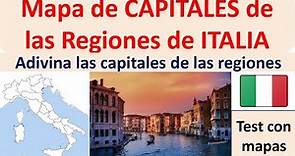 Regiones de Italia y sus capitales