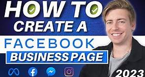 How To Create A Facebook Business Page In 2023 | Meta for Business