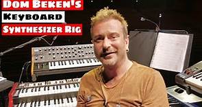 Dom Beken's Keyboard & Synthesizer Rig On Tour With Nick Mason's Saucerful Of Secrets