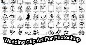 Wedding Clip Art Collection for Photoshop Free Download