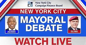 NYC Mayoral Debate Livestream