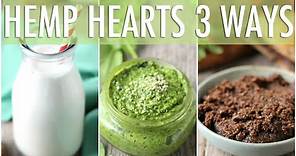 How to Eat Hemp Hearts - 3 Ways! | Hemp Heart Benefits